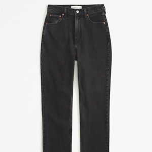 Abercrombie & Fitch Curve Love 90’s Straight Ultra High Rise Jeans